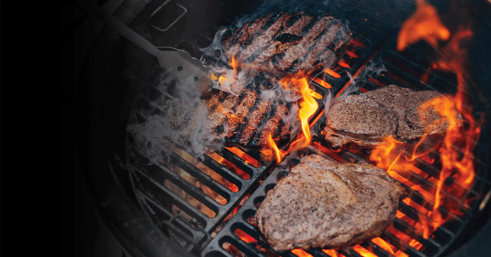 cotture espresse sulla brace del kamado